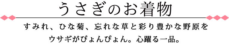 うさぎのお着物